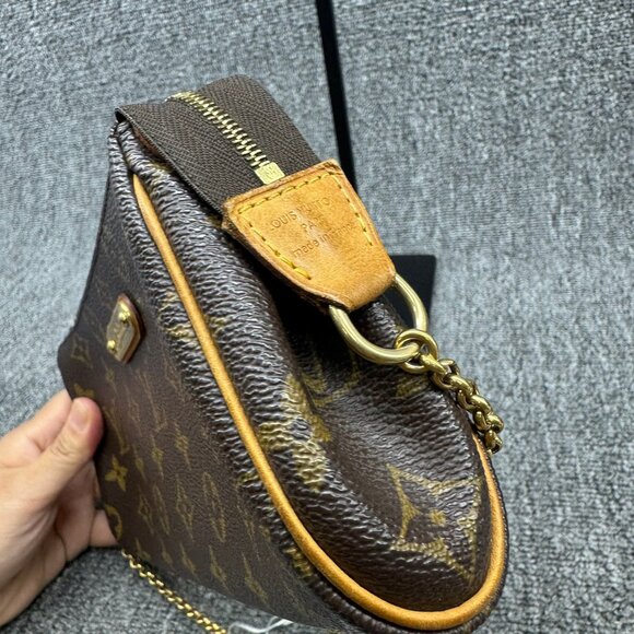 Louis Vuitton Eva Monogram Clutch Shoulder Bag 750-081825 - Picture 5 of 13